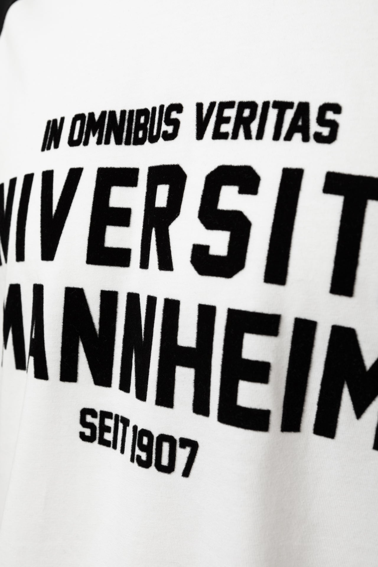 T-Shirt Illinoise, white/black flock