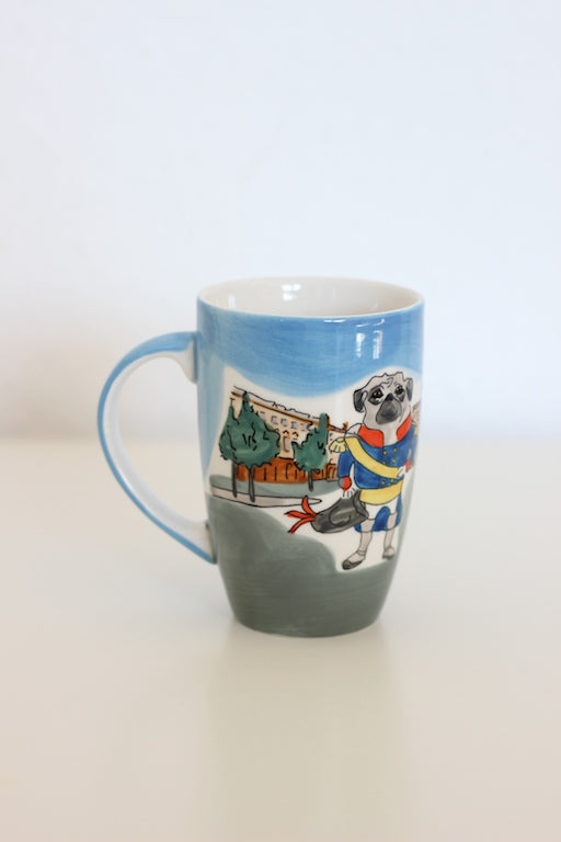 Schlosstasse (Motiv Mops)